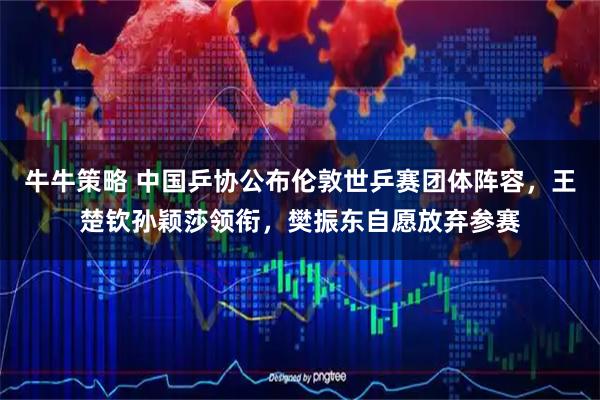 牛牛策略 中国乒协公布伦敦世乒赛团体阵容，王楚钦孙颖莎领衔，樊振东自愿放弃参赛